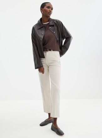 Contemporaine Womens Lightweight denim stretch pant Fit: Straight leg, regular rise