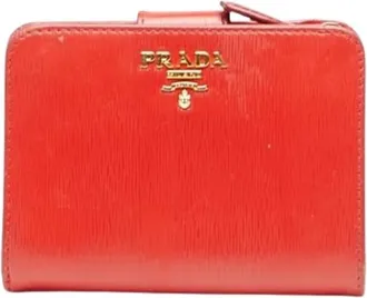 Prada Pre-owned Wallets, female, Red, Size: ONE SIZE Pre-owned Vintage Wallet