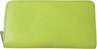 Louis Vuitton Yellow Epi Leather Long Wallet (Bi-Fold) (Pre-Owned)