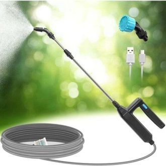 OEM Pulverizador El&eacute;ctrico Recargable Por Usb - Lanza Telesc&oacute;pica Extensible De 30-60 Cm - Autonom&iacute;a De La Bater&iacute;a De 2-3 Horas - Manguera De 2/3/5/8 M Co