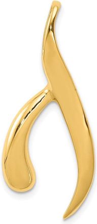 Diamond2Deal 14k Yellow Gold Fits up to 4mm Regular & 6mm Fancy/Reversible Fancy Omega Slide