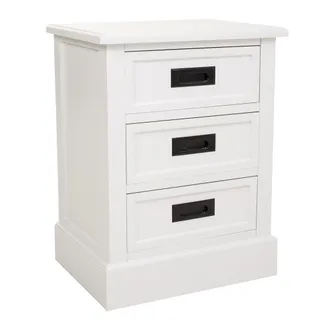 Wanderlust Deco Wanderlust Deco - Mesita De Madera Blanca 45x35x60
