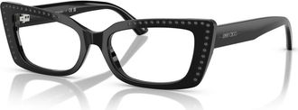 Jimmy Choo London 53mm Cat Eye optical glasses in Black at Nordstrom