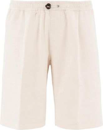 Kired Rechte Bermuda Shorts - Heren - Korte Broeken - Wit - 2XL - Leer - Korte Broeken