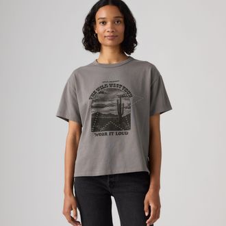 Levi's Graphic Vintage Tee - Womens - XS - Black