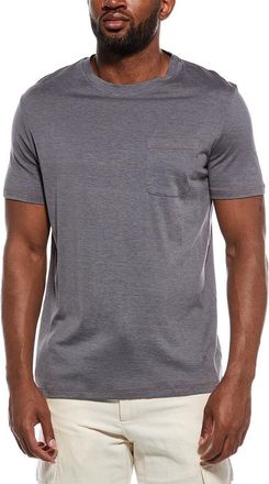 Isaia The Pocket Silk-Blend T-Shirt