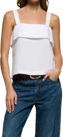 Nation Ltd Misti Tank Top In White