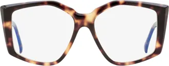 Max Mara MM5162-B Blue Block Eyeglasses - Brown