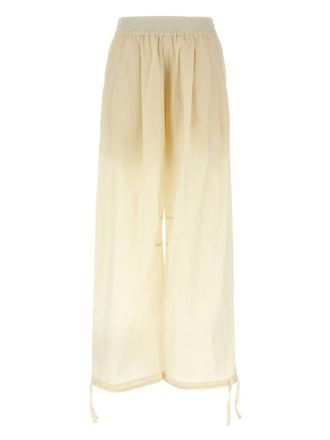 パンツ Philosophy Di Lorenzo Serafini Straight Wide-Leg Cotton Buy Now ▸ Wide trousers in technical cotton Made in Italy