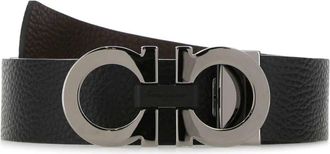 Ferragamo unisex, Accessoires, Zwart, Maat: 95 CM Leer