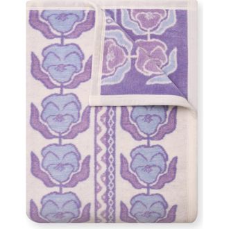 ChappyWrap Violets Throw Blanket in Purple at Nordstrom