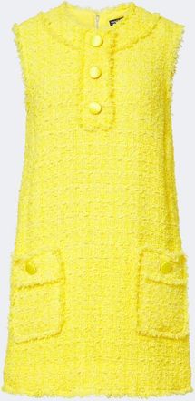 Dolce & Gabbana Cotton-blend tweed minidress