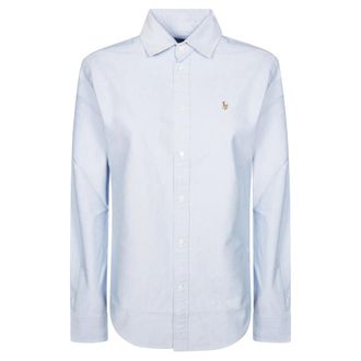 Polo Ralph Lauren Camicia Slim Fit Oxford - Dames - Overhemden - Blauw - 2XS - Katoen - Overhemden