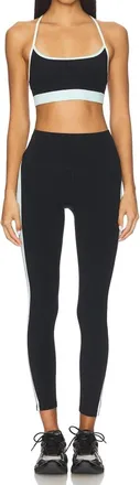 SPLITS59 Emerson Highwaist Leggings In Black/ice