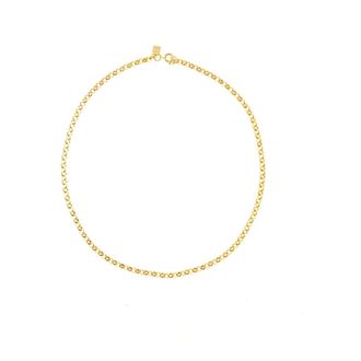 Bar Jewellery Chunky Belcher Necklace - female - BAR JEWELLERY - Necklaces - Yellow - ONE SIZE - Accessories