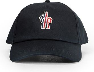Moncler Logo Cotton Baseball Cap
