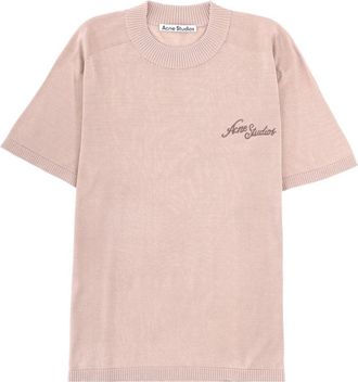 Acne Studios Logo Silk T-Shirt