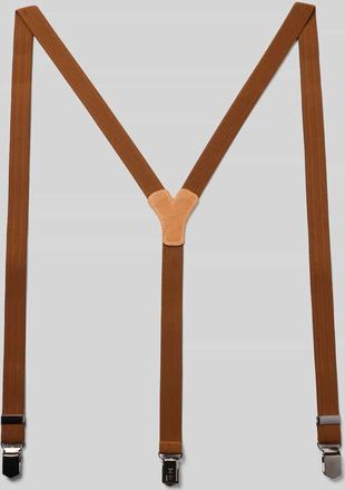 Lloyd Hosenträger mit Leder-Badge in Cognac, Größe 1