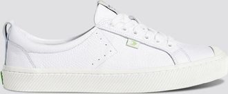 Cariuma Mens Cariuma OCA Low Sneakers Off-White Leather Comfort Shoes ZAP1342