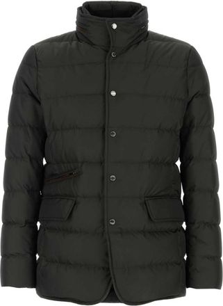 Moorer Green Regular Down Jacket