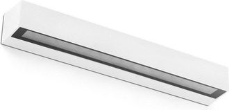 Netlighting Doro28 Integrated LED Up Down Lighter Outdoor Wall Light White 3000K IP65