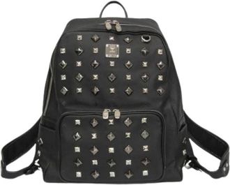 MCM Pre-owned Plastic backpacks - unisex - Vintage Rugzakken - Zwart - ONE Size - Vintage