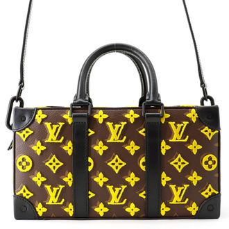 Louis Vuitton Monogram Tuffetage Black Brown Yellow Handbag Shoulder Bag (Pre-Owned)