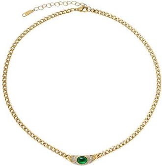 Petit Moments Emerald Pendant Necklace at Nordstrom