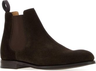 Churchs Mens Boot Chelsea Brown Suede