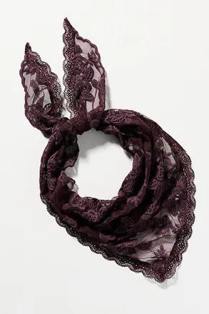 Elizabeth Gillett Floral Lace Hair Scarf