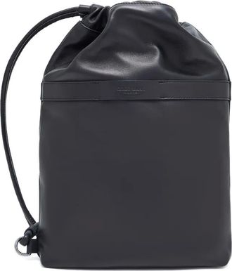 Giorgio Armani medium drawstring cross body bag - Nero