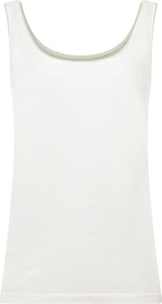 Wolford Jamaika Top - Dames - Tops zonder mouwen - Wit - S - Katoen - Tops
