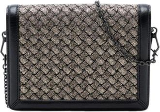 Bottega Veneta Pre-owned Crossbody Bag - Dames - Vintage Schoudertas - Zwart - ONE Size - Leer - Vintage