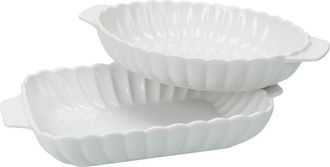 BIA Cordon Bleu Petal 2-Piece Baking Dishes in White at Nordstrom Rack