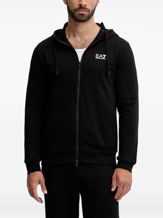 Emporio Armani logo-print tracksuit - men - Cotton - M - Black