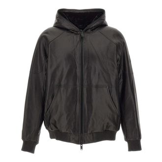 Moose Knuckles Heren, Jassen, Zwart, Maat: L Leer