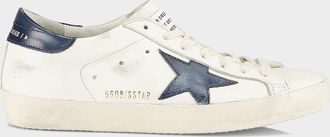 Golden Goose Men & apos;s Super Star Leather Low-Top Sneakers