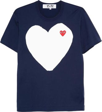 Comme Des Gar&ccedil;ons T-shirt con stampa - Blu