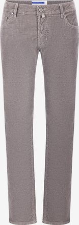 Jacob Cohen Slim Jeans aus meliertem Canvas Nick