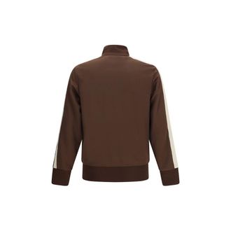 Palm Angels Logo Track Jacket Jacket - Brown