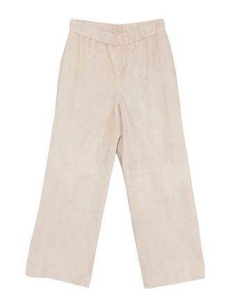 Manzoni24 Suede Pants