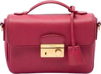 Prada Pre-owned Saffiano Satchel - - Pre-owned - Donna - Rosa - ONE SIZE