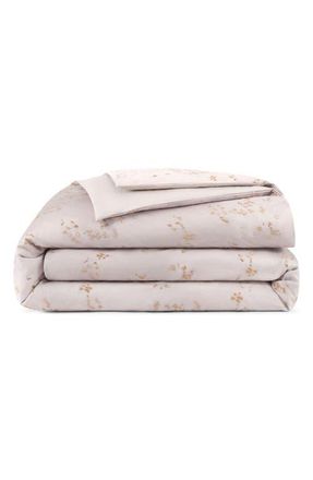 DKNY Dusk Embroidered Duvet Cover in Blush at Nordstrom, Size Queen