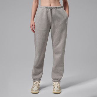 Nike Jordan Womens Jordan Brooklyn Fleece Pants in Grey | FV7077-016