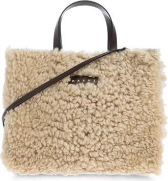 Marni Handbags - Dames - Handtassen - Beige - ONE Size - Tassen