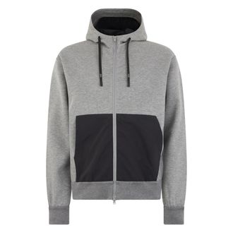 Herno Zip-throughs, male, Gray, Size: 2XL Casual Hoodie