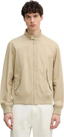 Trussardi Harrington Jas - Heren - Zomerjassen - Beige - XL - Katoen - Jassen