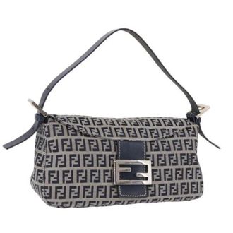 Fendi Pre-owned Vintage Zucchino Shoulder Bag - Dames - Pre-owned - Blauw - Maat: ONE Size Leer