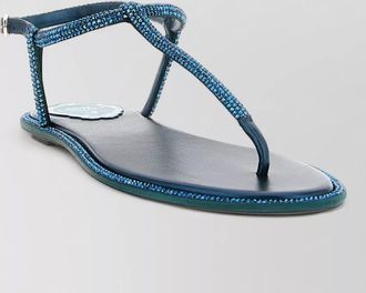 Rene Caovilla silk sandals