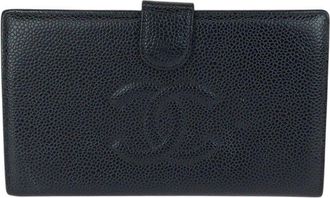 Chanel Vintage Caviar Skin Long Wallet (Authentic Pre-Loved)